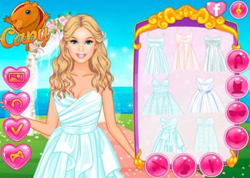 Viste A Tu Barbie Para Una Boda captura de pantalla del juego