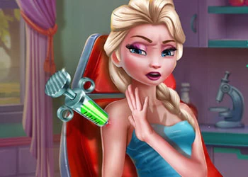 Injeksi Vaksin Elsa tangkapan layar permainan