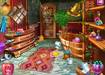 Limpeza Da Casa Das Fadas captura de tela do jogo