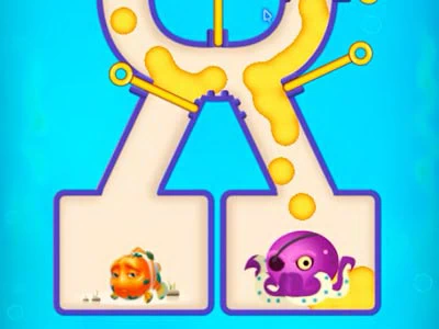 Fishdom snímek obrazovky hry