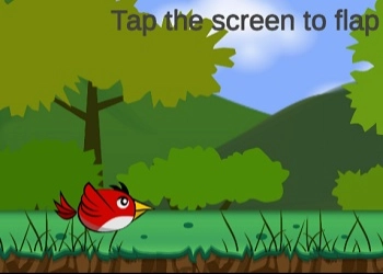 Flap The Bird скрыншот гульні