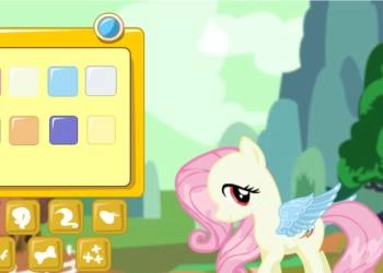 Vestir A Fluttershy Pony captura de pantalla del juego