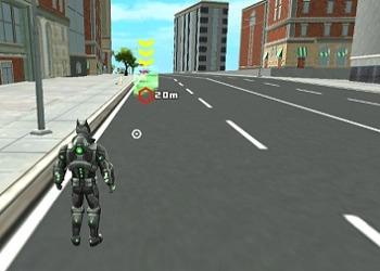 Gioco Di Trasformazione Dell'auto Robot Pipistrello Volante screenshot del gioco