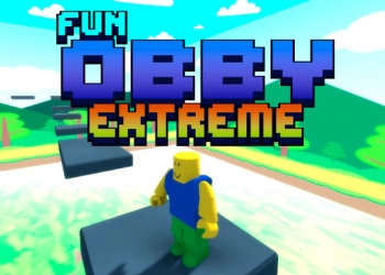 Lõbus Obby Extreme mängu ekraanipilt