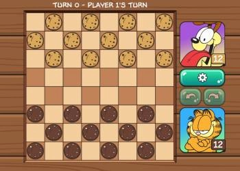 Garfield Checkers თამაშის სკრინშოტი