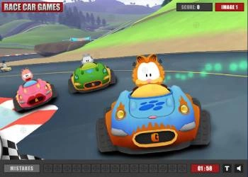 Gomme Per Auto Nascoste Garfield screenshot del gioco