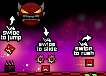 Həndəsə Dash Qan Banyosu oyun ekran görüntüsü