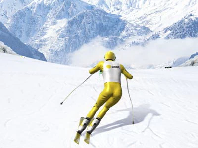 जीपी स्की स्लैलोम खेल का स्क्रीनशॉट
