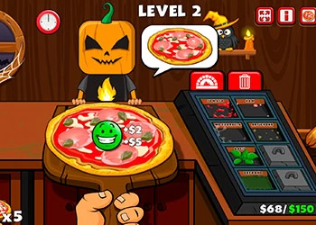 پیتزا فروشی هالووین اسکرین شات بازی