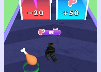 Halloween Run Cat Evolution game screenshot