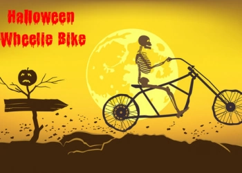 Halloween Wheelie Velosipedi oyun ekran görüntüsü