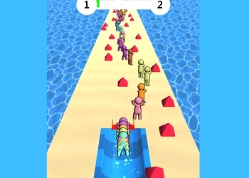 Happy Crowd Rush 3D game screenshot