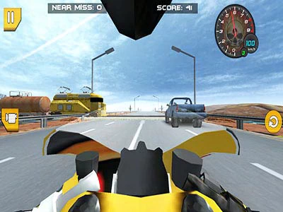 Highway Rider Motorcycle Racer 3D o'yin skrinshoti