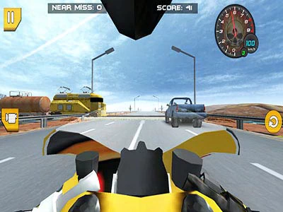 Highway Rider Motorcycle Racer 3D mängu ekraanipilt