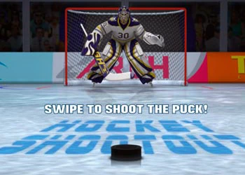 Hokejová Přestřelka snímek obrazovky hry