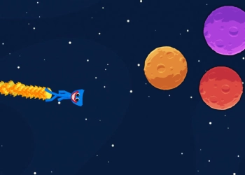 Huggy Wuggy: Weltraumfliegen Spiel-Screenshot