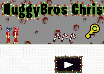 Huggybros Navidad captura de pantalla del juego