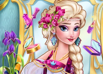 冰雪女王艾尔莎装饰艺术时装 游戏截图