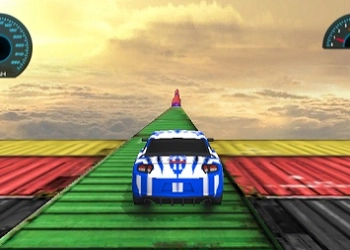 Onmogelijke Helling Auto Stunts 3D schermafbeelding van het spel