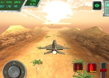 Jagdflugzeugrennen Spiel-Screenshot