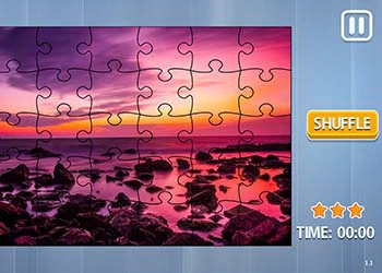 Jigsaw Puzzle: Sunsets pamje nga ekrani i lojës