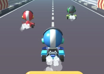 Kart Rider Rush snímek obrazovky hry