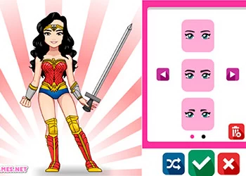 Kawaii Superhero Avatar Maker თამაშის სკრინშოტი