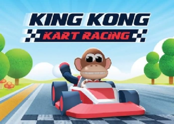Závody Motokár King Kong snímek obrazovky hry