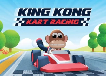 Gara Me Kart King Kong pamje nga ekrani i lojës