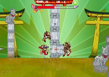 Kitsune Power Destruction snímek obrazovky hry