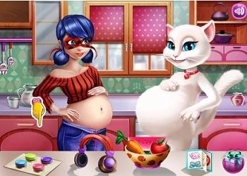 Lady Und Kitty, Schwangere Beste Freundinnen Spiel-Screenshot