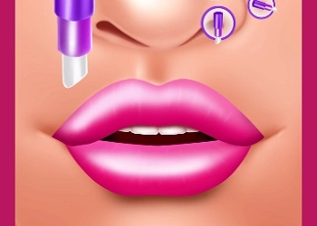 Lip Art Lipstick Makeup game screenshot