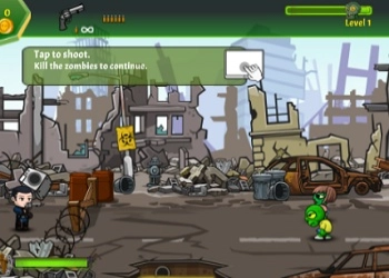 Eenzame Pistool Zombies In De Straten schermafbeelding van het spel