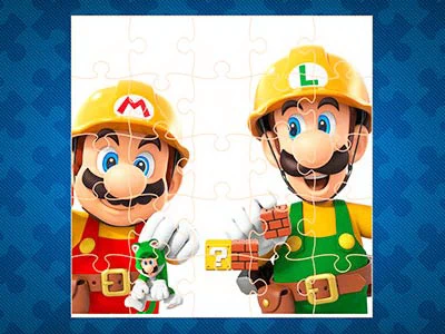 Mario I Prijatelj Puzzle snimka zaslona igre