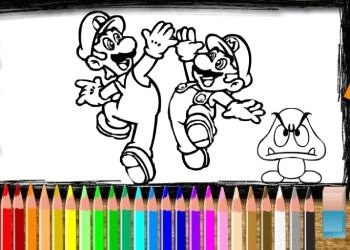 Mario: Színezés játék képernyőképe