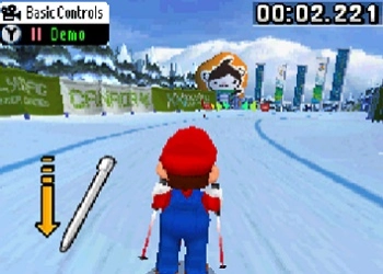 Mario ve Sonic Kış Olimpiyat Oyunları'nda oyun ekran görüntüsü