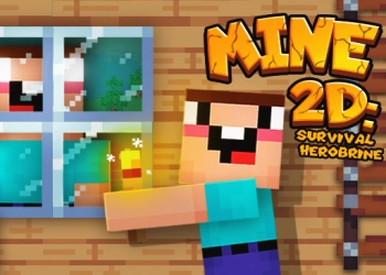 Mina 2D Survival Herobrine captura de tela do jogo
