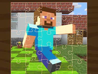 Minecraft Jigsaw скрыншот гульні