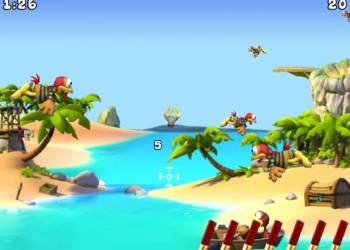 Piratas Moorhuhn captura de tela do jogo