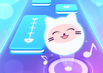 Mèo Âm Nhạc! Trò Chơi Xếp Gạch Piano 3D ảnh chụp màn hình trò chơi