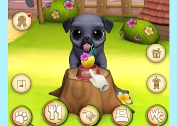 Meu Animal de Estimação Virtual Louie, o Pug captura de tela do jogo