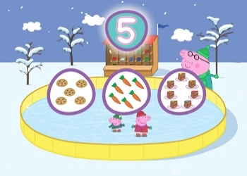 Peppa Pig - Patinando Sobre Hielo captura de pantalla del juego