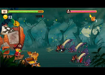 Piraci Kontra Zombie zrzut ekranu gry