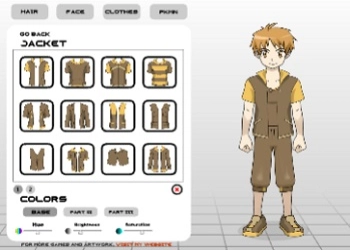 Pokémon Trainer Maker schermafbeelding van het spel