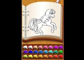 Libro Para Colorear De Ponis 5 captura de pantalla del juego