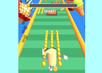 Popcorn Running 3D game screenshot