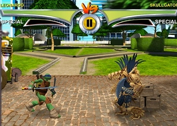 Power Rangers vs. Tartarugas Ninja 2 captura de tela do jogo