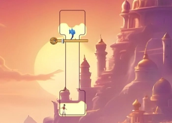 Pull The Key Rescue Aladin game screenshot