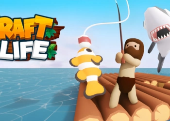 Raft Life o'yin skrinshoti