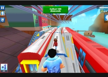 Eisenbahnläufer 3D Spiel-Screenshot